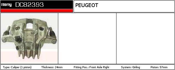 DELCO REMY Pidurisadul DC82404